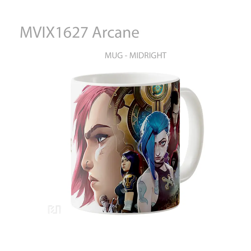 Mug Arcane Full Wrap Lanscape - All-side / Desain