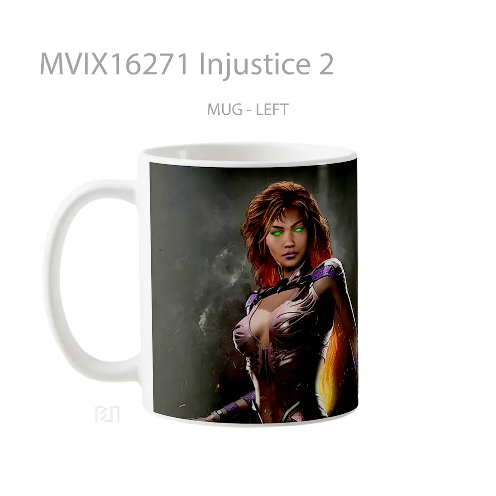 Mug Injustice 2 Full Wrap Lanscape - All-side / Desain