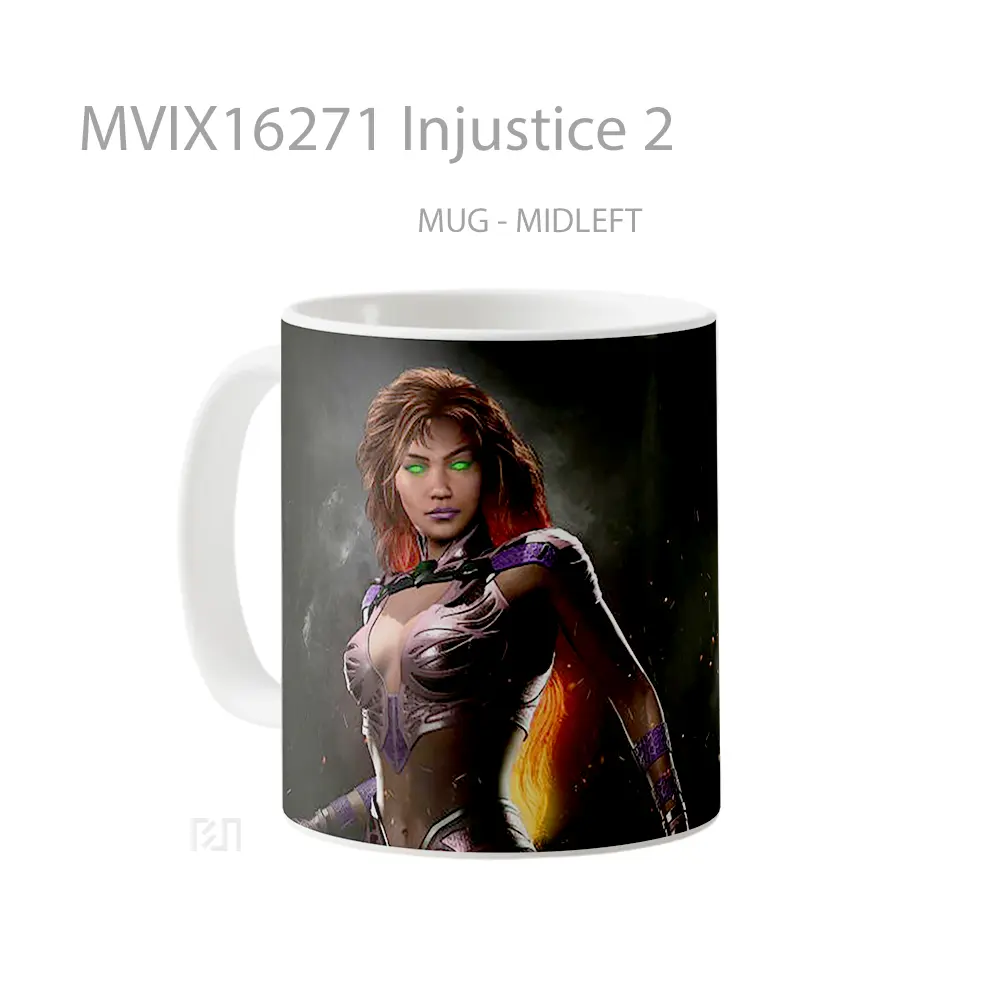 Mug Injustice 2 Full Wrap Lanscape - All-side / Desain