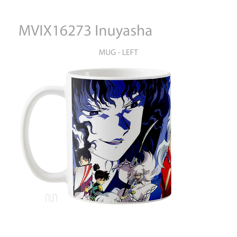 Mug Inuyasha Full Wrap Lanscape - All-side / Desain