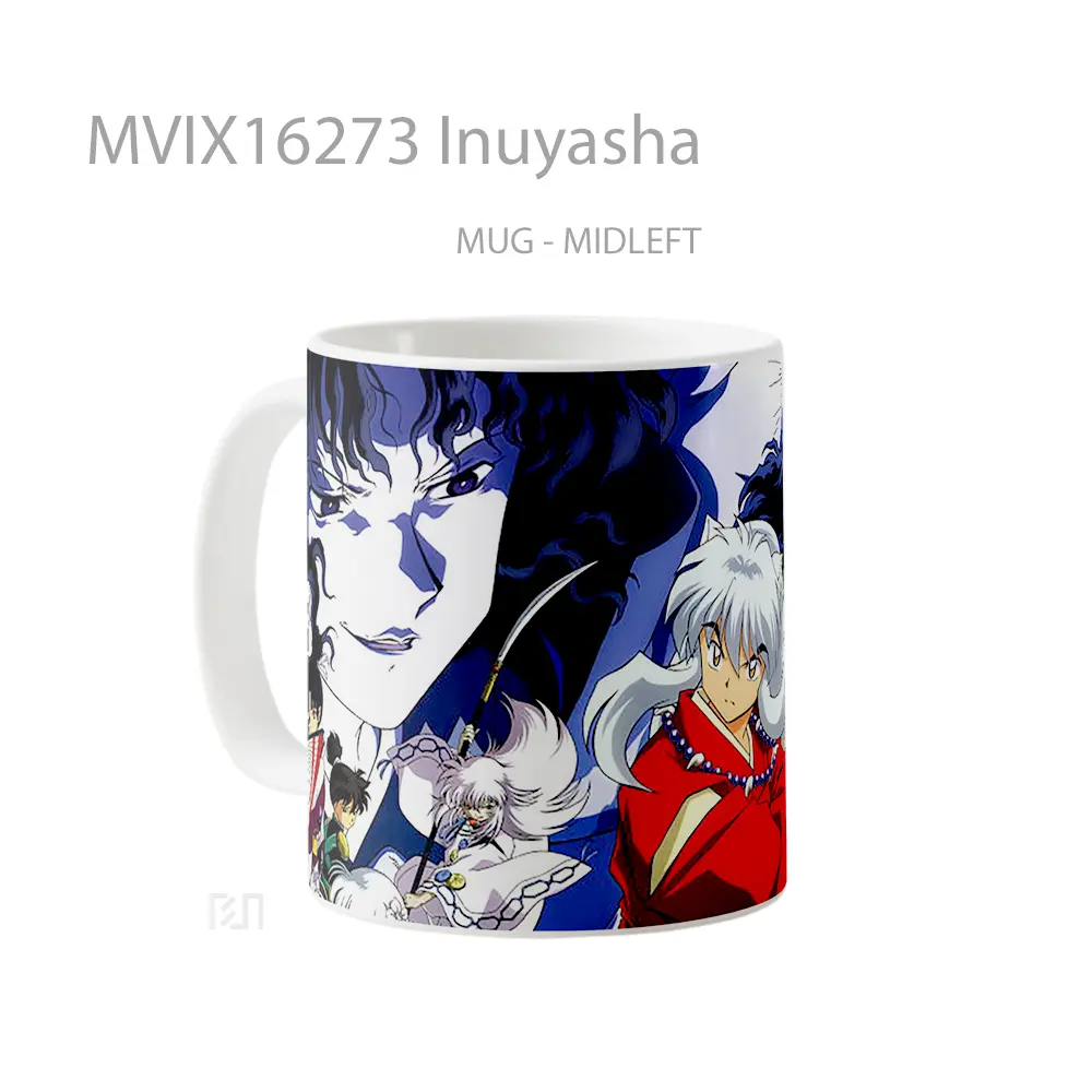 Mug Inuyasha Full Wrap Lanscape - All-side / Desain