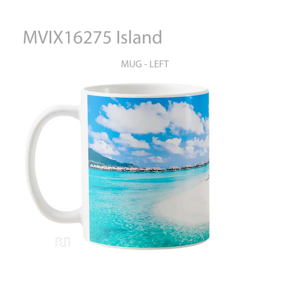 Mug Island Full Wrap Lanscape - All-side / Desain