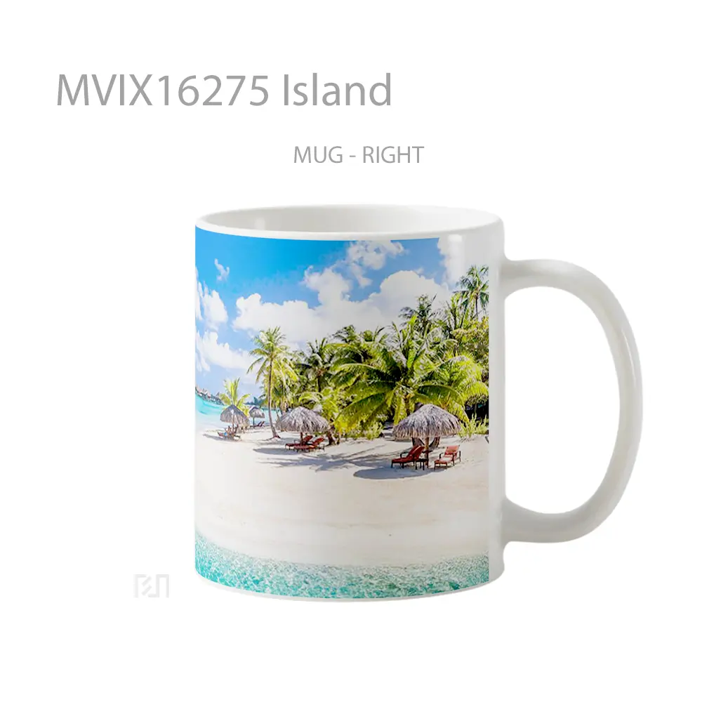 Mug Island Full Wrap Lanscape - All-side / Desain