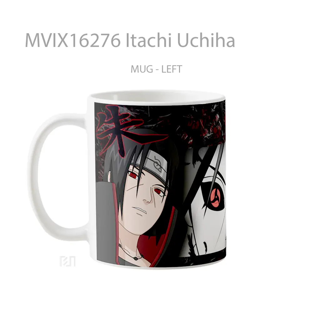 Mug Itachi Uchiha Full Wrap Lanscape - All-side / Desain