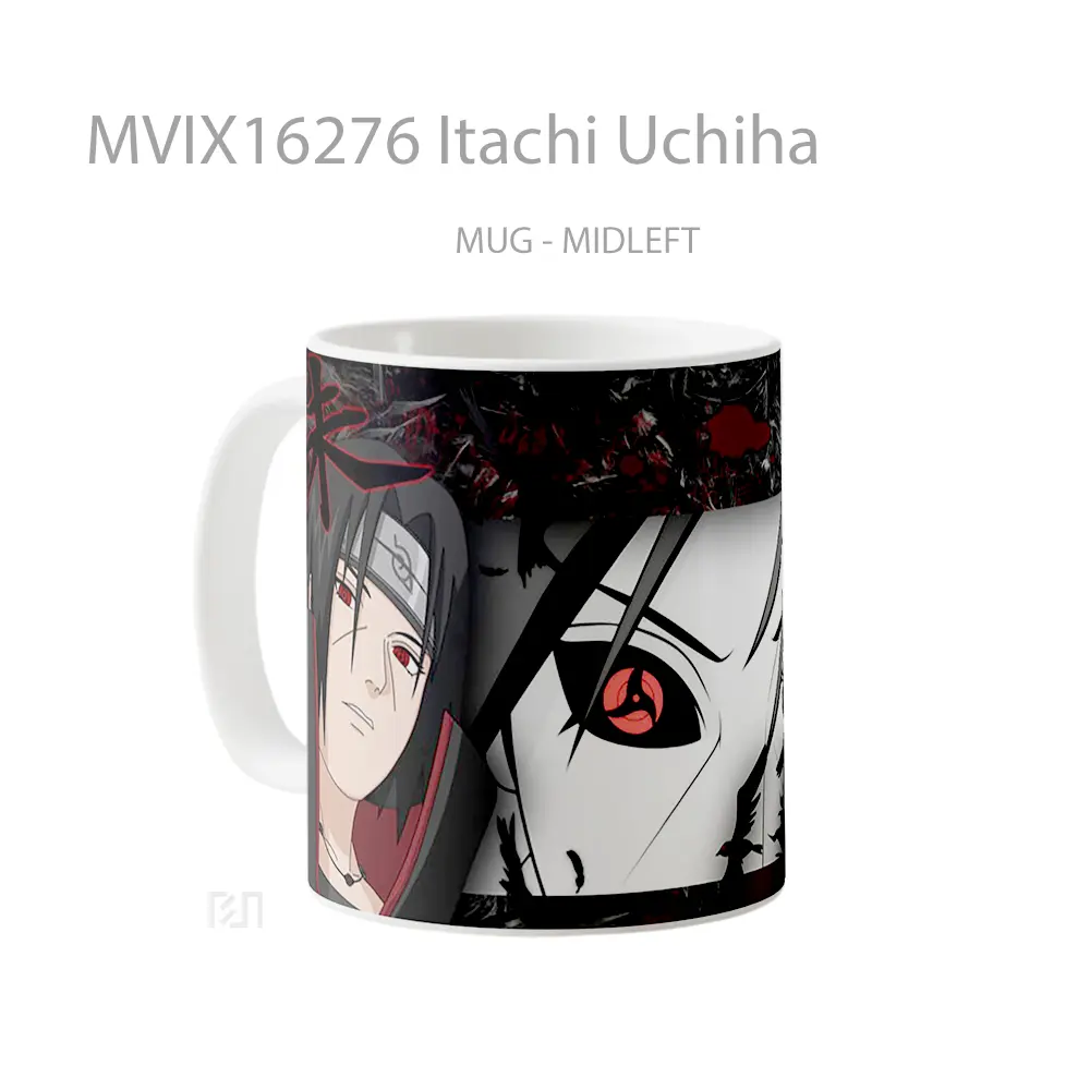 Mug Itachi Uchiha Full Wrap Lanscape - All-side / Desain
