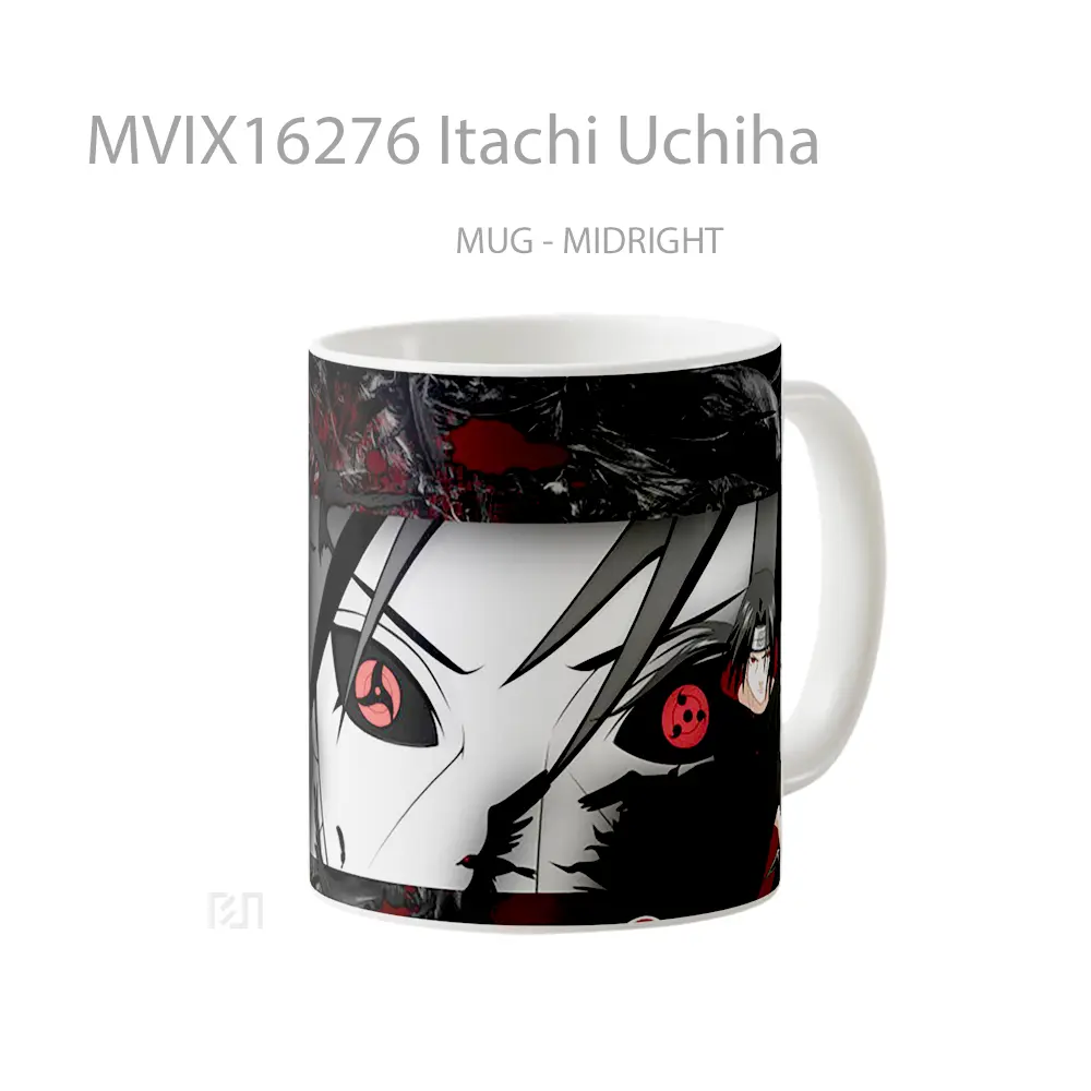 Mug Itachi Uchiha Full Wrap Lanscape - All-side / Desain