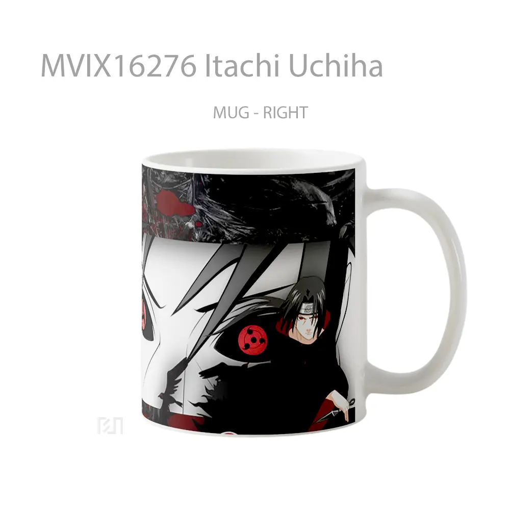 Mug Itachi Uchiha Full Wrap Lanscape - All-side / Desain