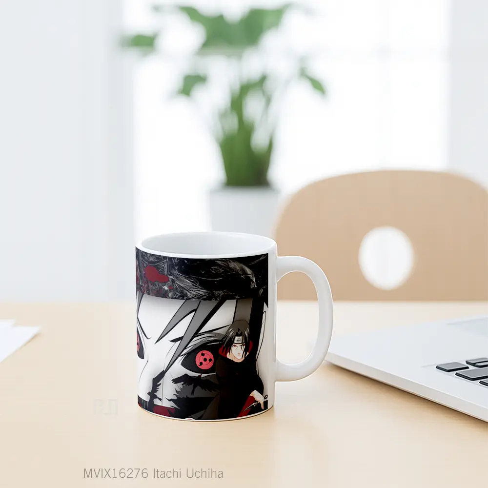 Mug Itachi Uchiha Full Wrap Lanscape - All-side / Desain