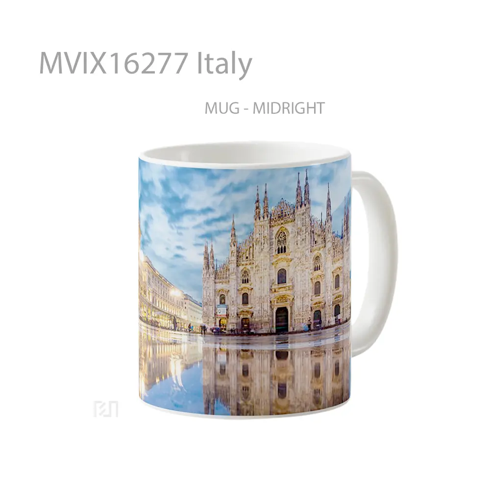 Mug Italy Full Wrap Lanscape - All-side / Desain