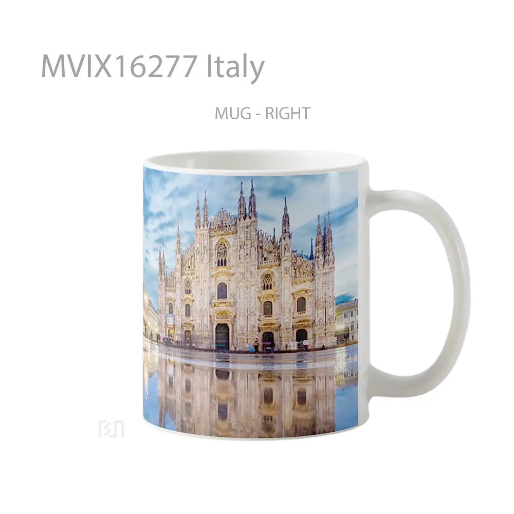Mug Italy Full Wrap Lanscape - All-side / Desain