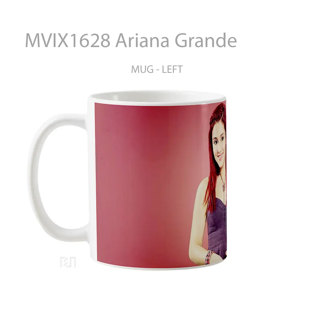 Mug Ariana Grande Full Wrap Lanscape - All-side / Desain