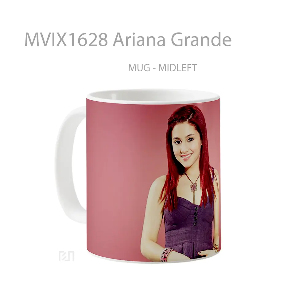 Mug Ariana Grande Full Wrap Lanscape - All-side / Desain