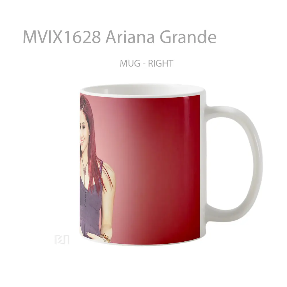 Mug Ariana Grande Full Wrap Lanscape - All-side / Desain
