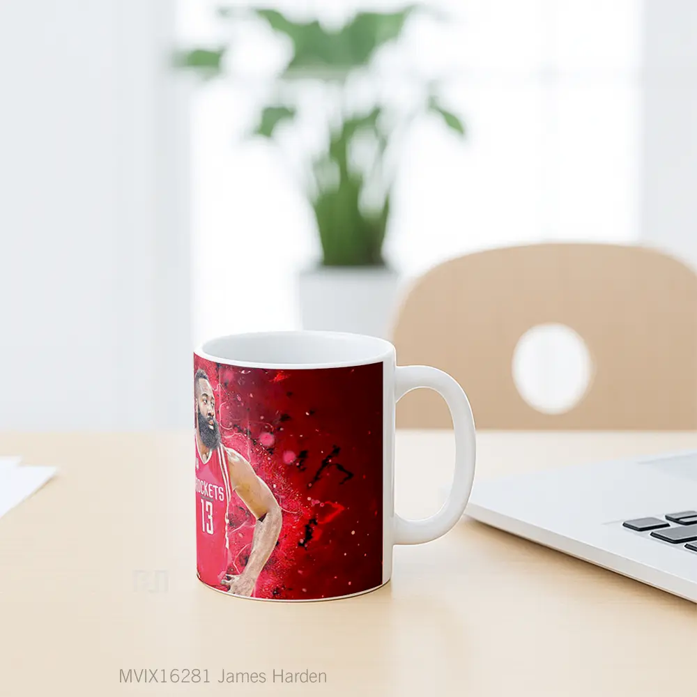 Mug James Harden Full Wrap Lanscape - All-side / Desain