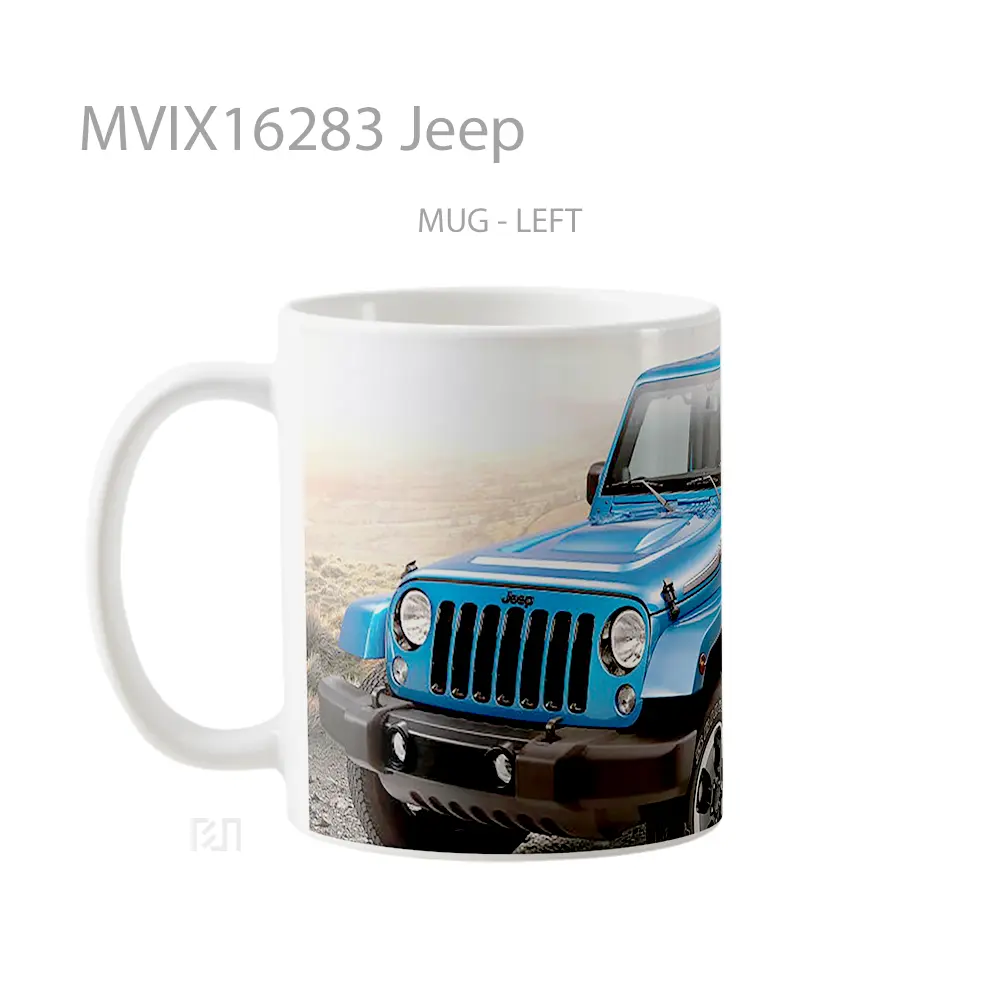 Mug Jeep Full Wrap Lanscape - All-side / Desain