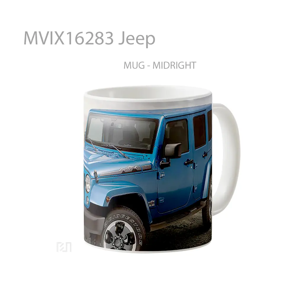 Mug Jeep Full Wrap Lanscape - All-side / Desain