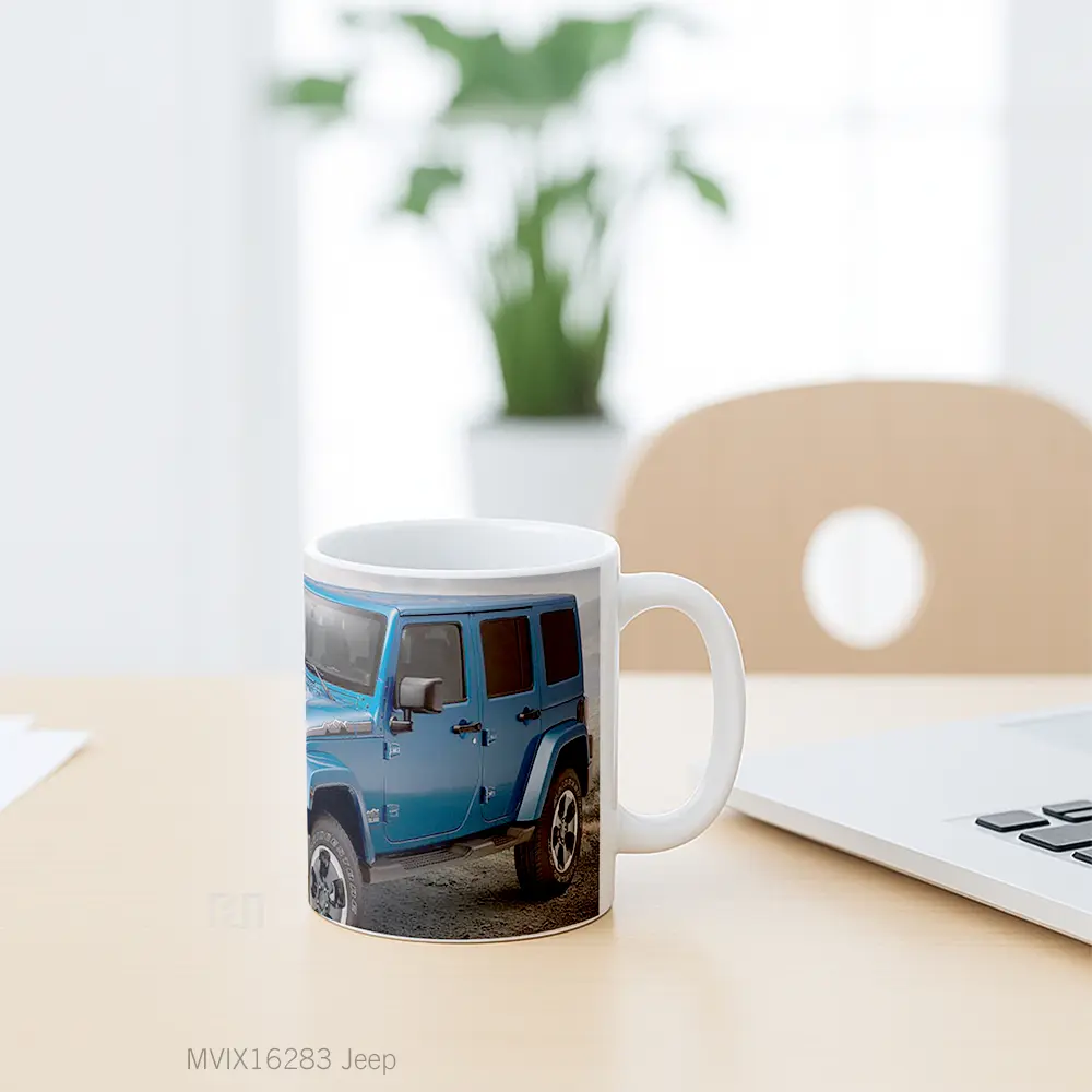 Mug Jeep Full Wrap Lanscape - All-side / Desain