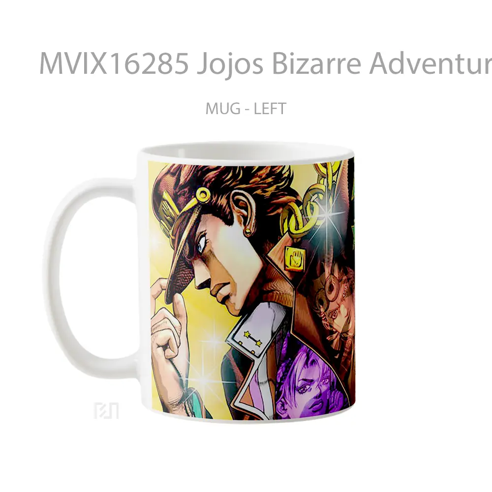 Mug Jojos Bizarre Adventure Full Wrap Lanscape - All-side / Desain