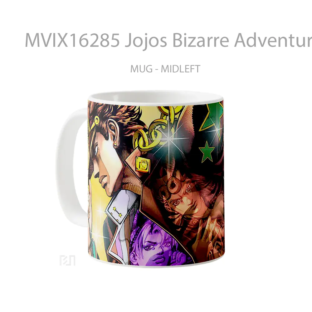 Mug Jojos Bizarre Adventure Full Wrap Lanscape - All-side / Desain