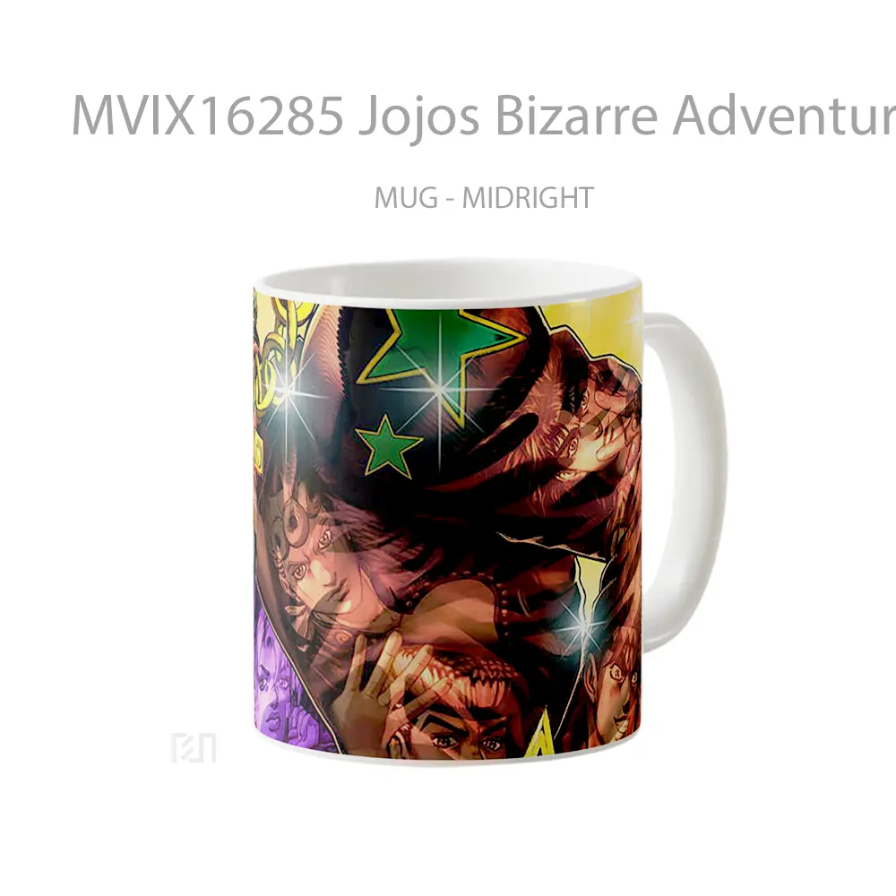 Mug Jojos Bizarre Adventure Full Wrap Lanscape - All-side / Desain