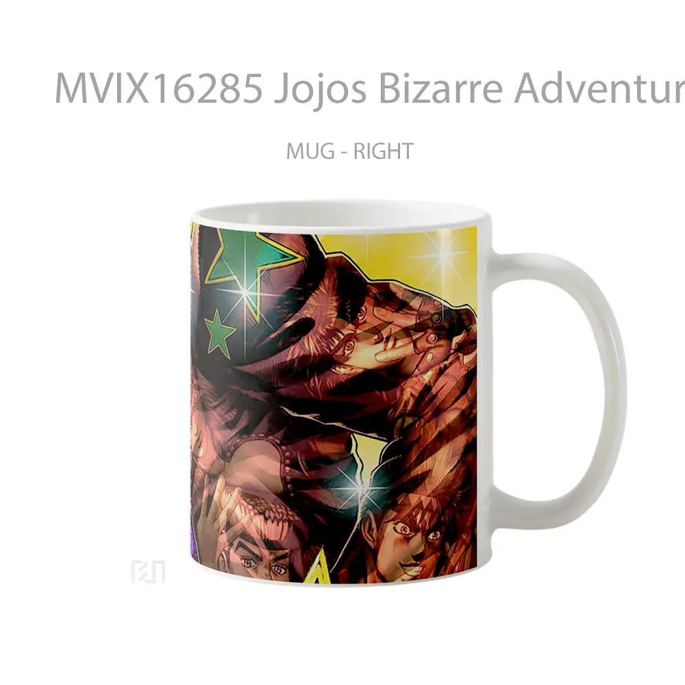 Mug Jojos Bizarre Adventure Full Wrap Lanscape - All-side / Desain