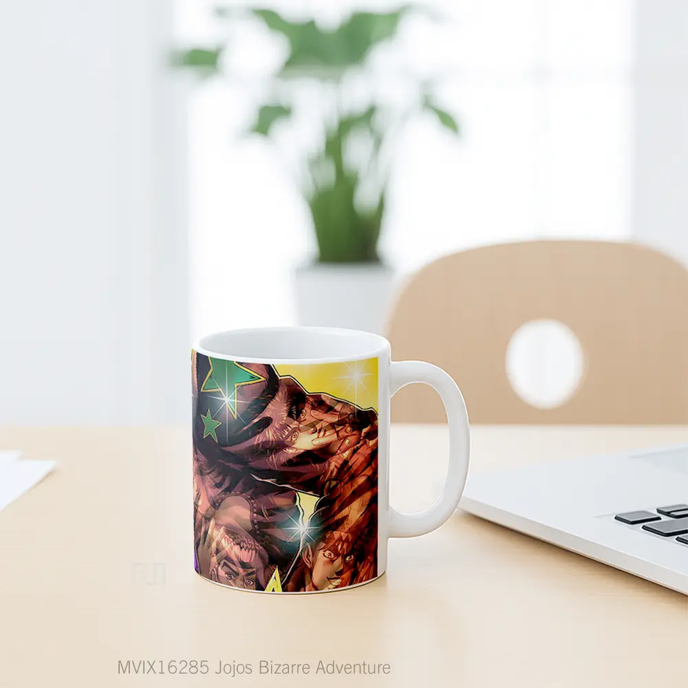 Mug Jojos Bizarre Adventure Full Wrap Lanscape - All-side / Desain