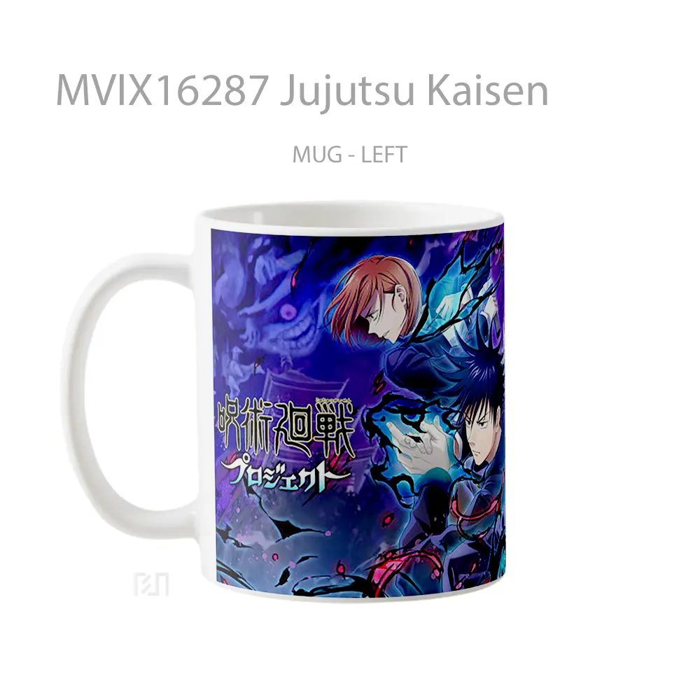 Mug Jujutsu Kaisen Full Wrap Lanscape - All-side / Desain