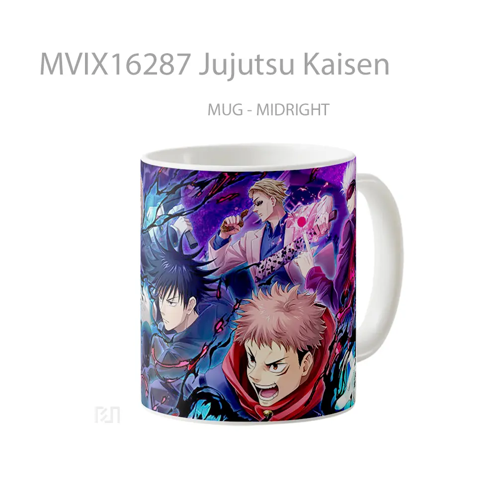 Mug Jujutsu Kaisen Full Wrap Lanscape - All-side / Desain