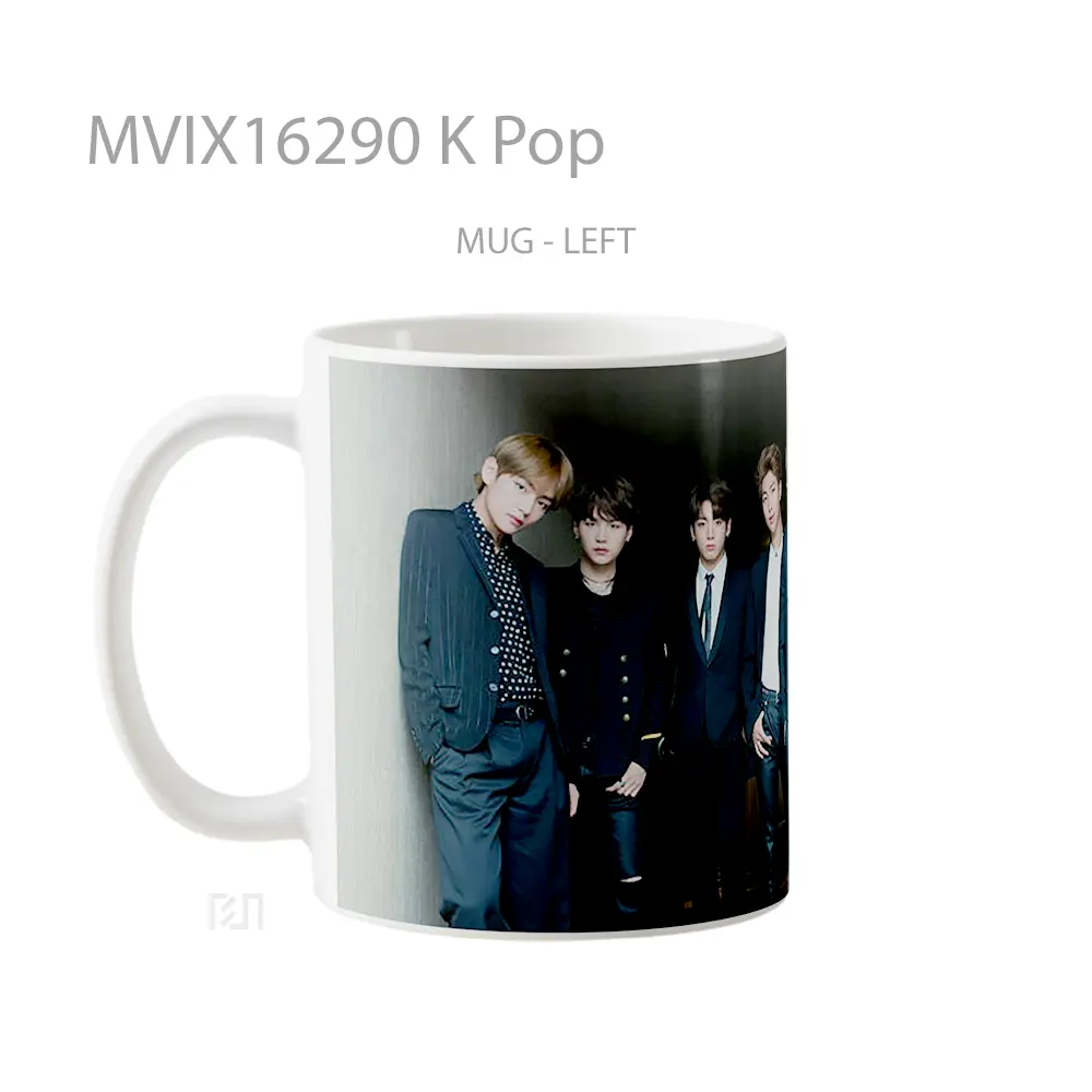 Mug K Pop Full Wrap Lanscape - All-side / Desain