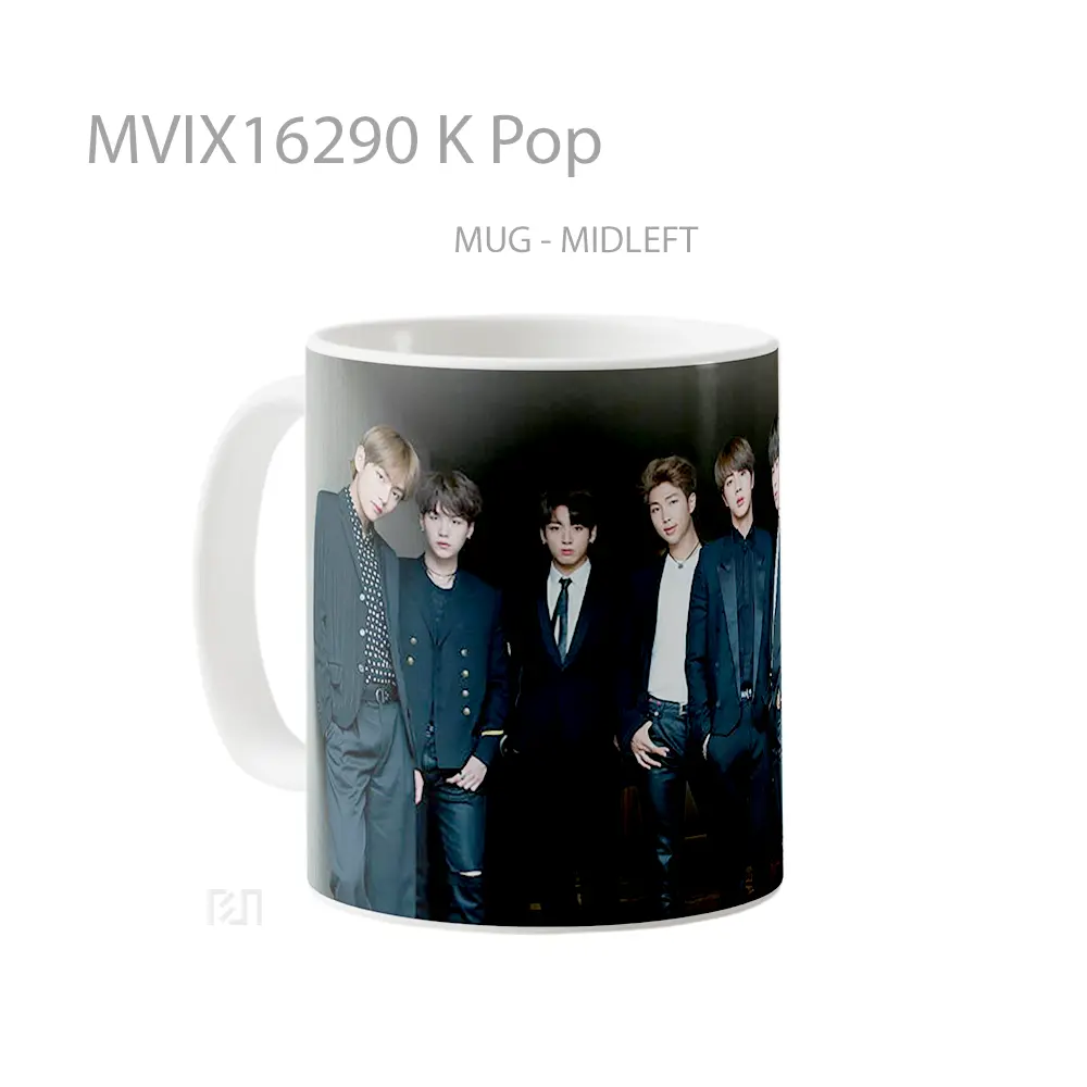 Mug K Pop Full Wrap Lanscape - All-side / Desain