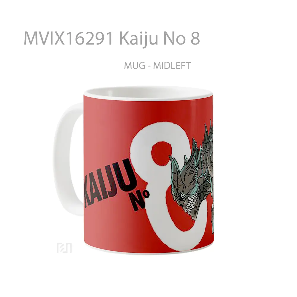 Mug Kaiju No 8 Full Wrap Lanscape - All-side / Desain