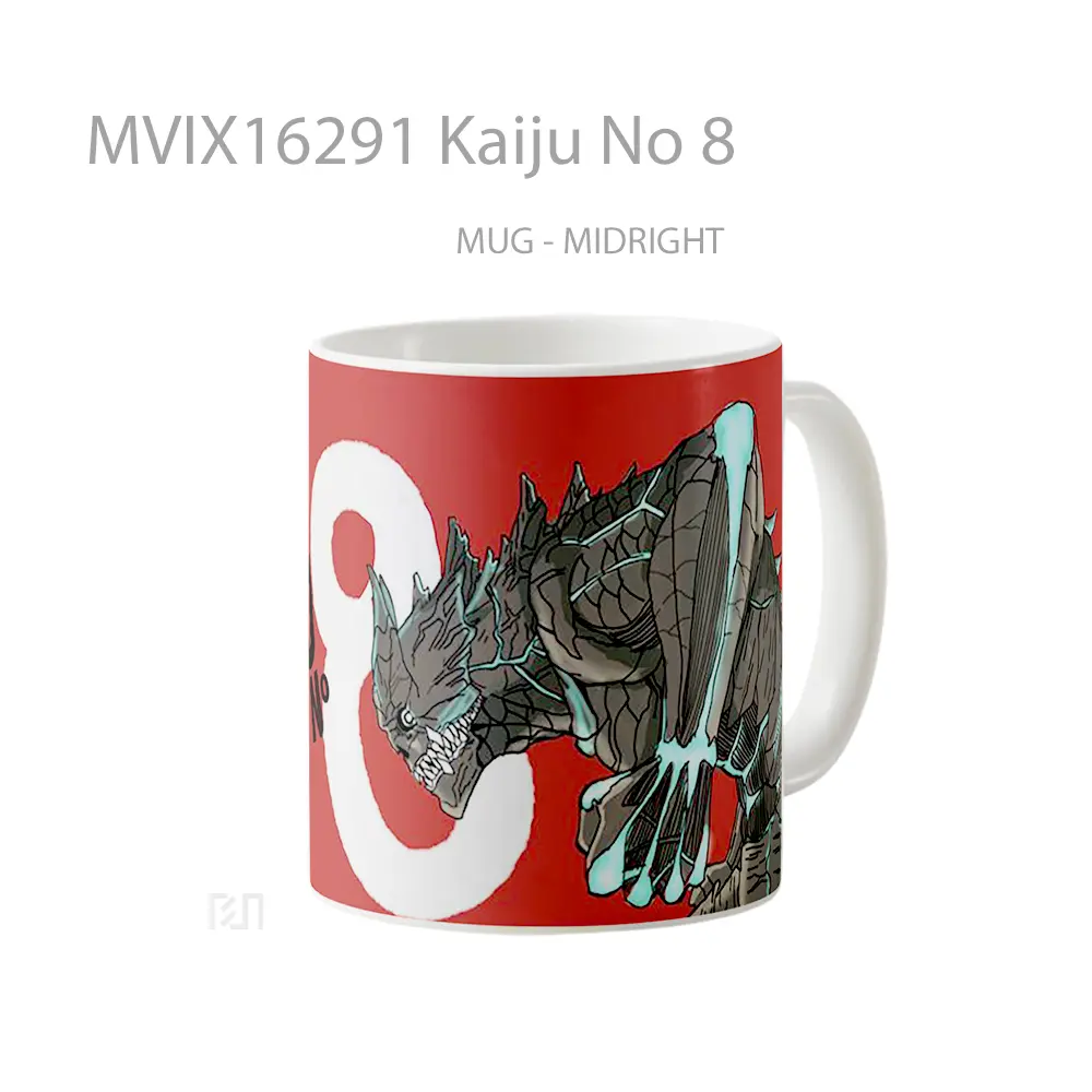Mug Kaiju No 8 Full Wrap Lanscape - All-side / Desain