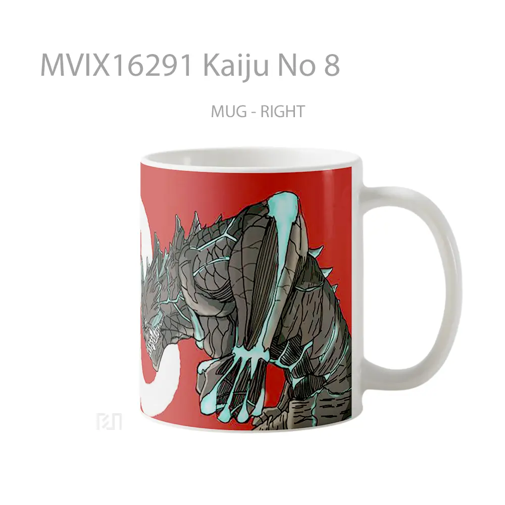 Mug Kaiju No 8 Full Wrap Lanscape - All-side / Desain