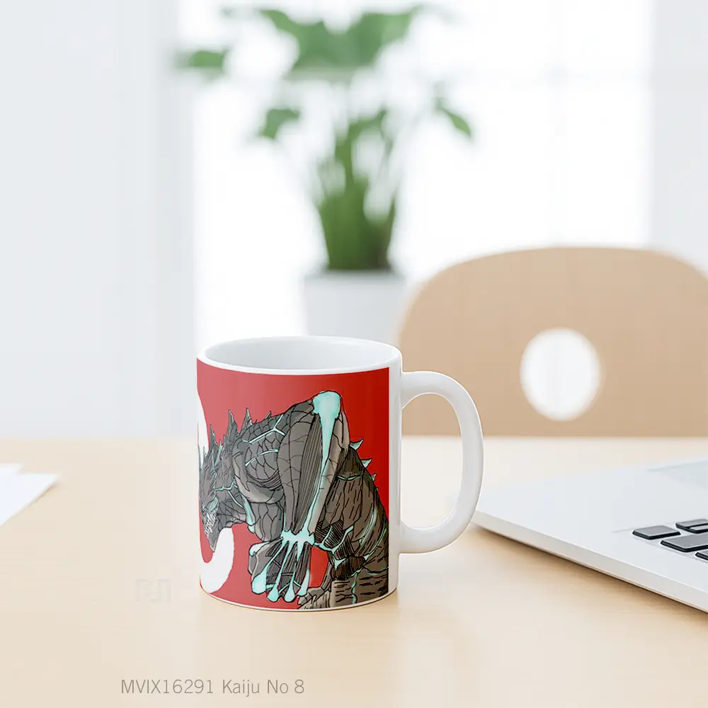 Mug Kaiju No 8 Full Wrap Lanscape - All-side / Desain