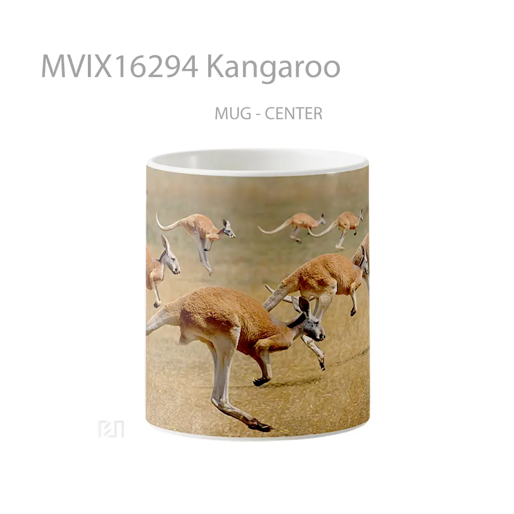 Mug Kangaroo Full Wrap Lanscape