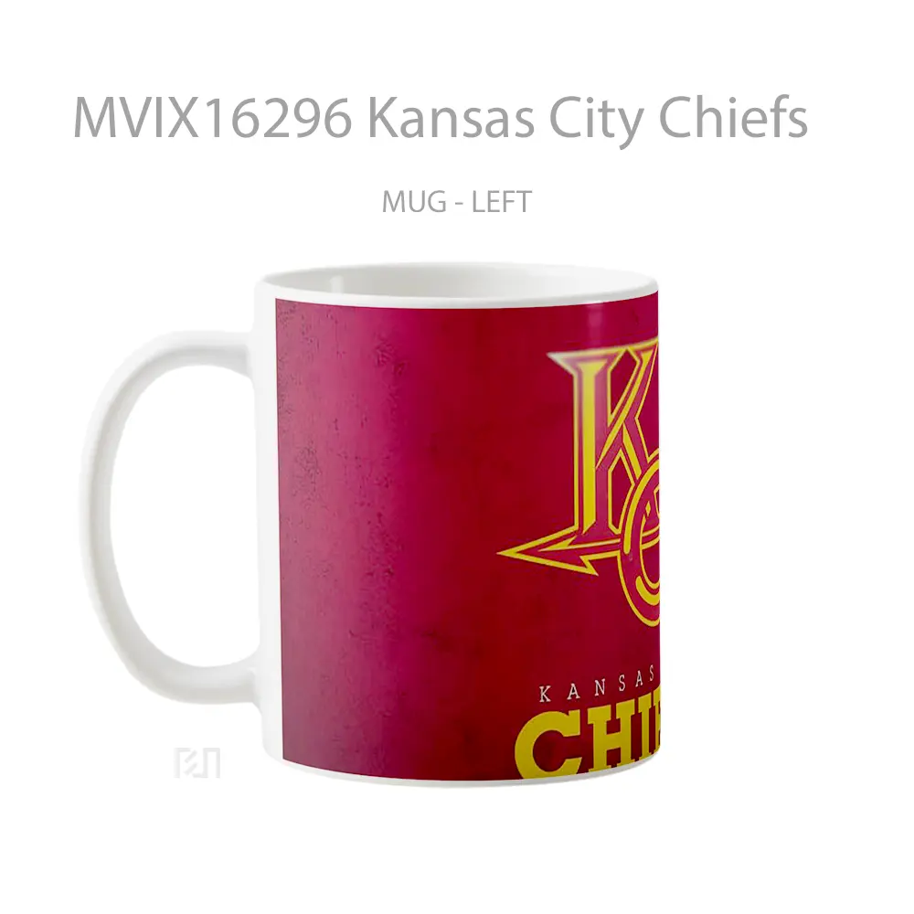 Mug Kansas City Chiefs Full Wrap Lanscape - All-side / Desain
