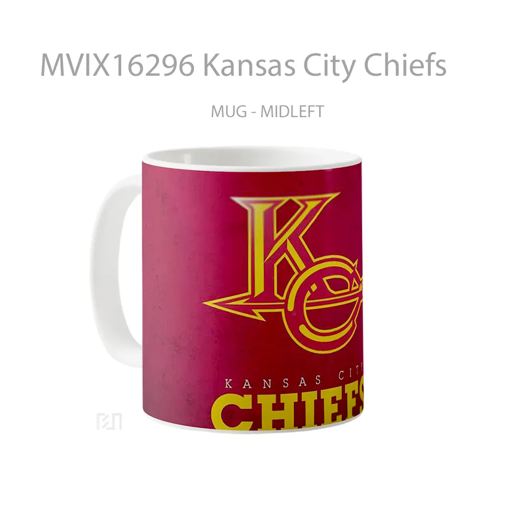 Mug Kansas City Chiefs Full Wrap Lanscape - All-side / Desain