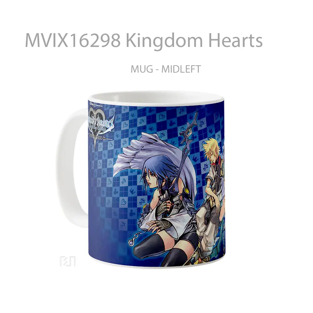 Mug Kingdom Hearts Full Wrap Lanscape - All-side / Desain