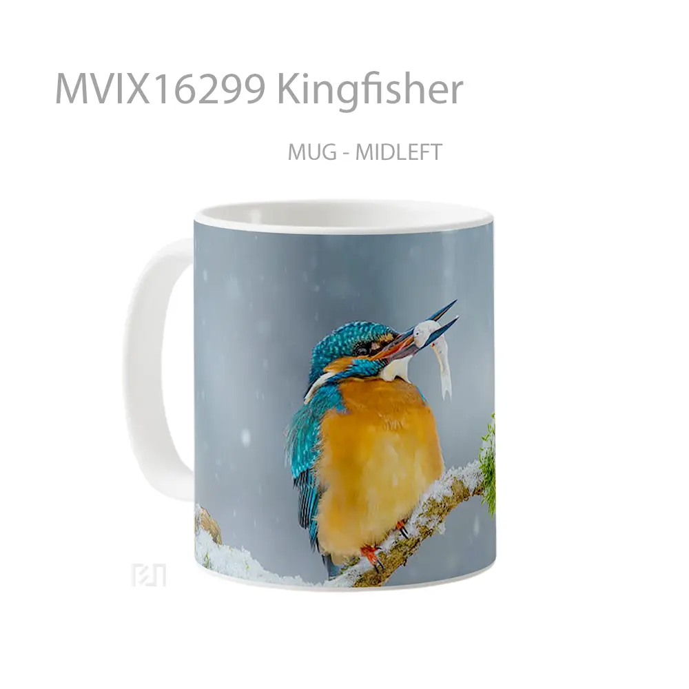 Mug Kingfisher Full Wrap Lanscape - All-side / Desain