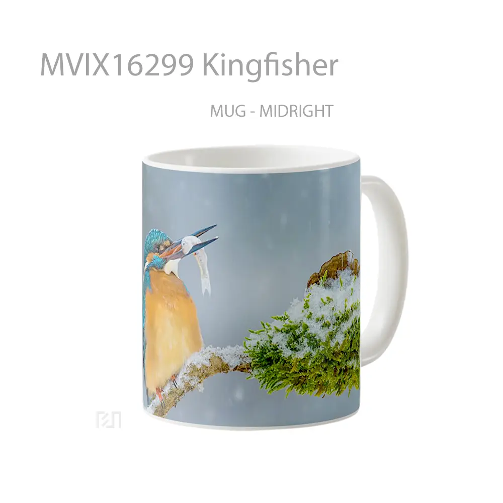 Mug Kingfisher Full Wrap Lanscape - All-side / Desain