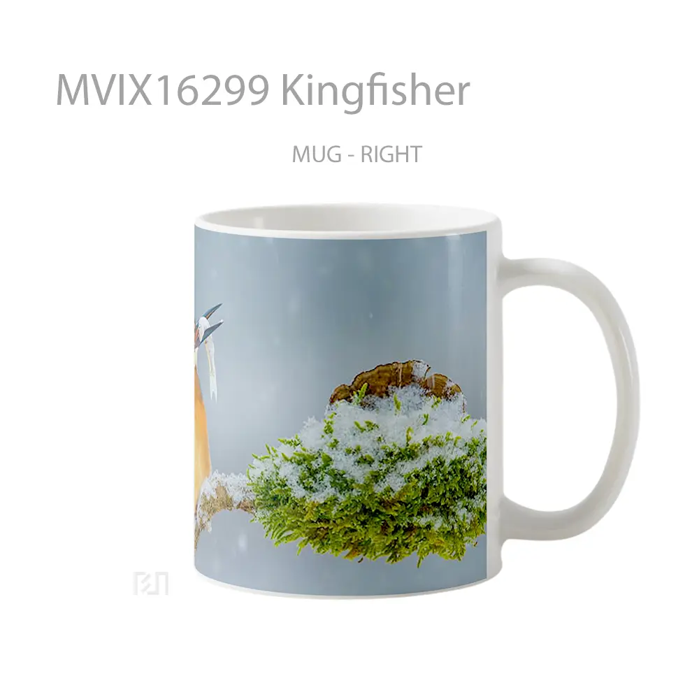 Mug Kingfisher Full Wrap Lanscape - All-side / Desain