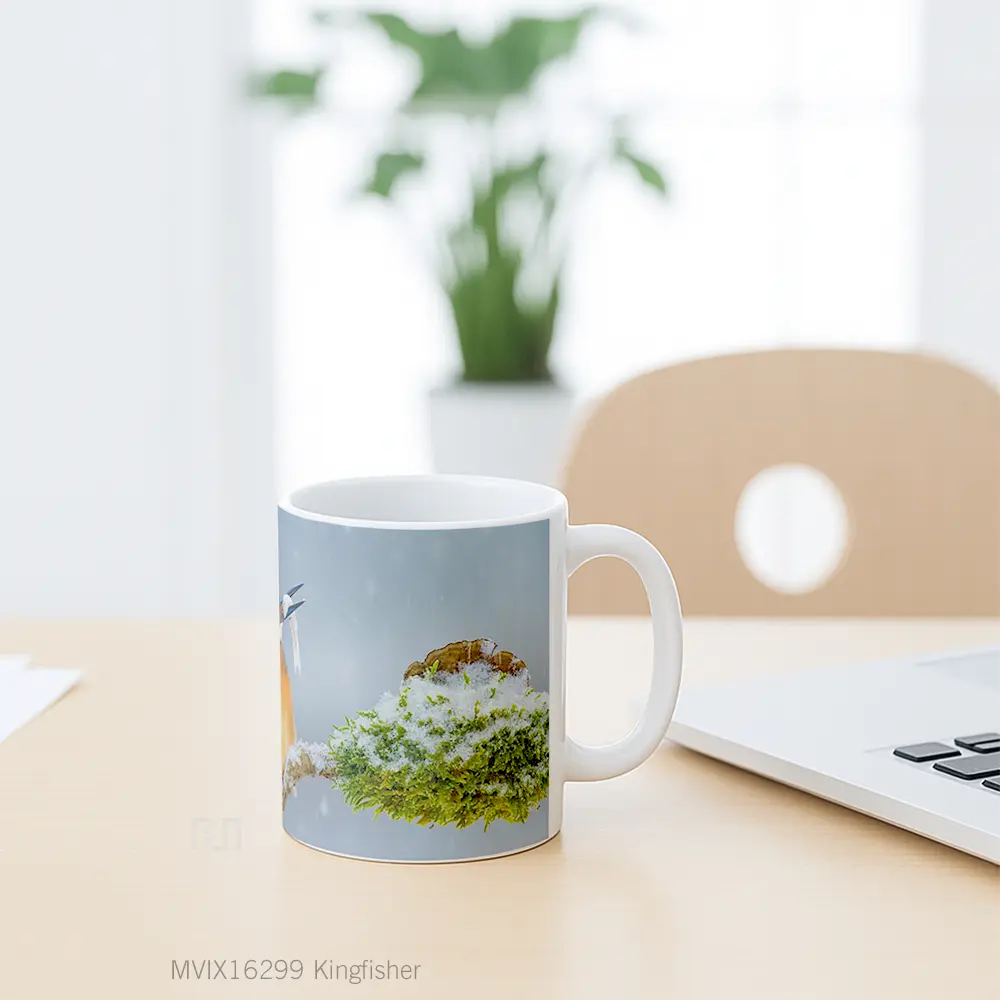 Mug Kingfisher Full Wrap Lanscape - All-side / Desain