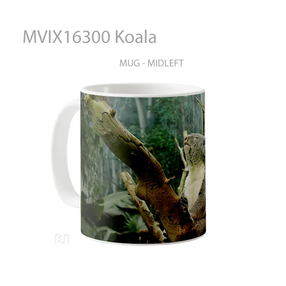 Mug Koala Full Wrap Lanscape - All-side / Desain