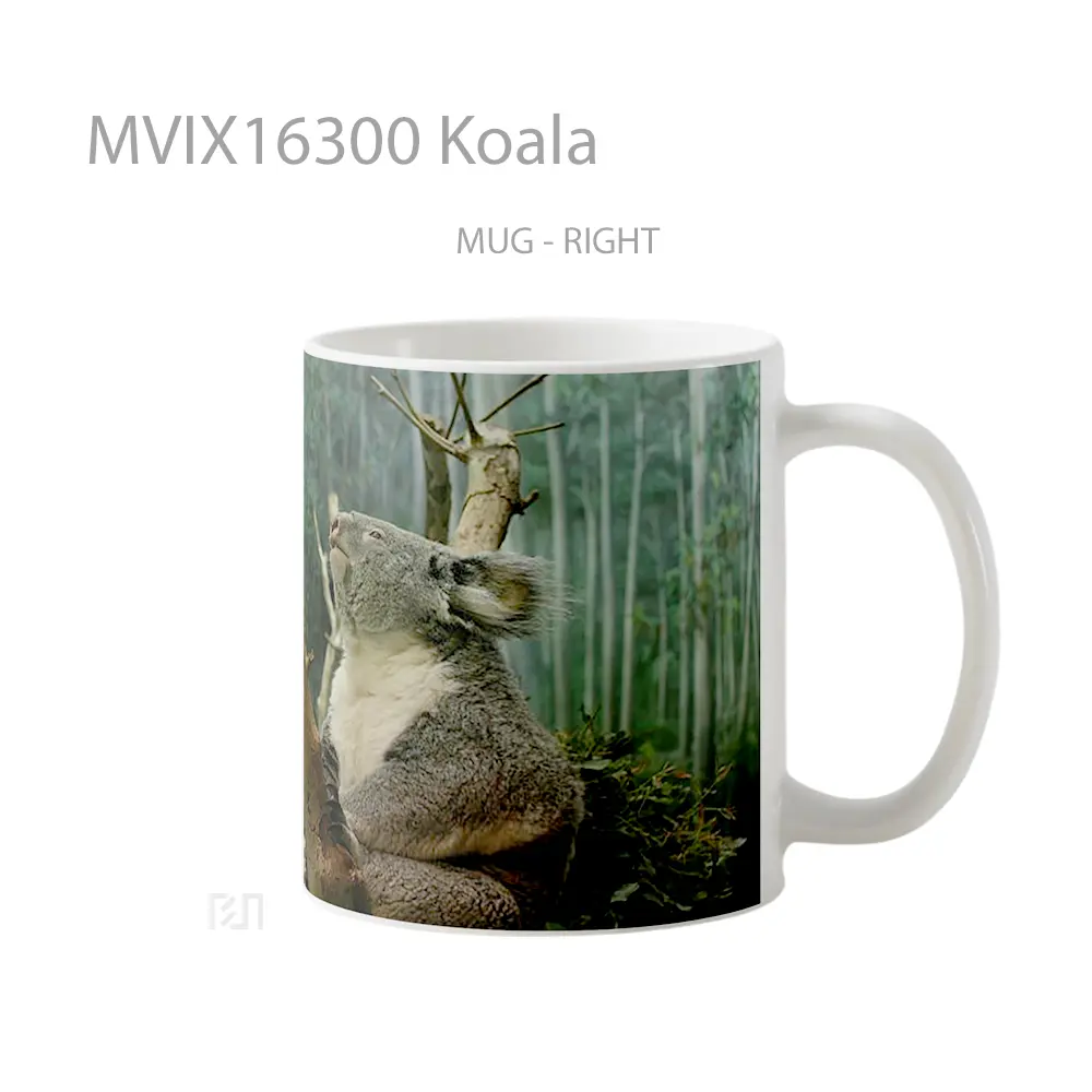 Mug Koala Full Wrap Lanscape - All-side / Desain