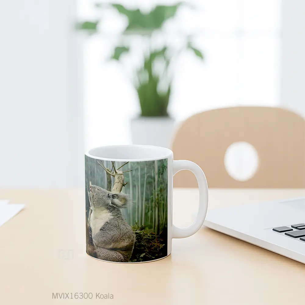 Mug Koala Full Wrap Lanscape - All-side / Desain