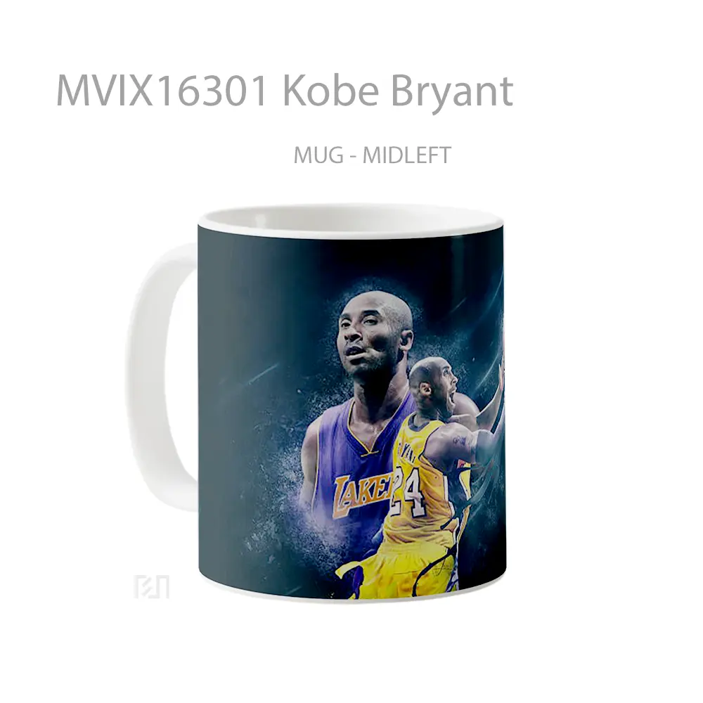 Mug Kobe Bryant Full Wrap Lanscape - All-side / Desain