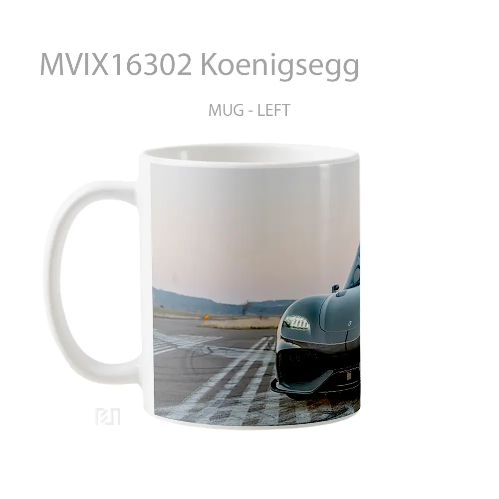 Mug Koenigsegg Full Wrap Lanscape - All-side / Desain