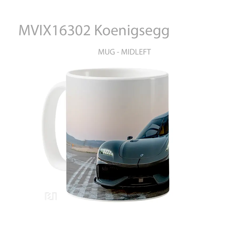 Mug Koenigsegg Full Wrap Lanscape - All-side / Desain