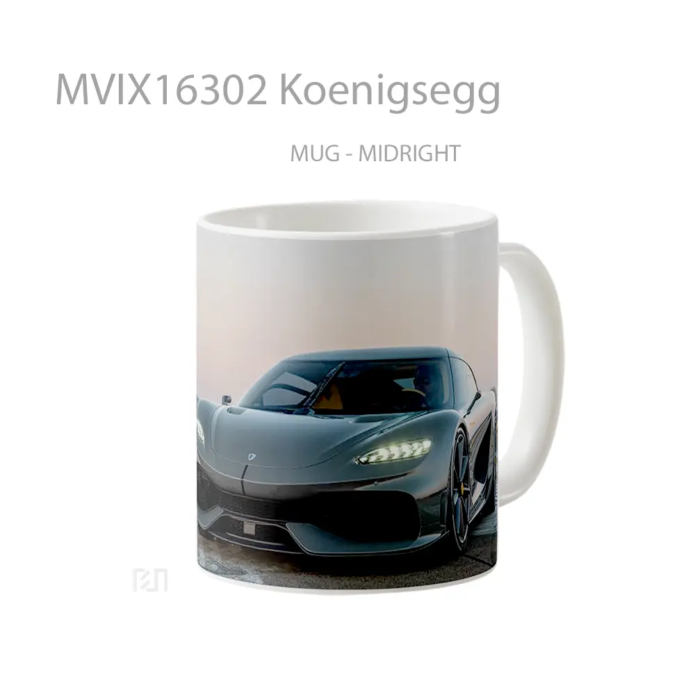 Mug Koenigsegg Full Wrap Lanscape - All-side / Desain