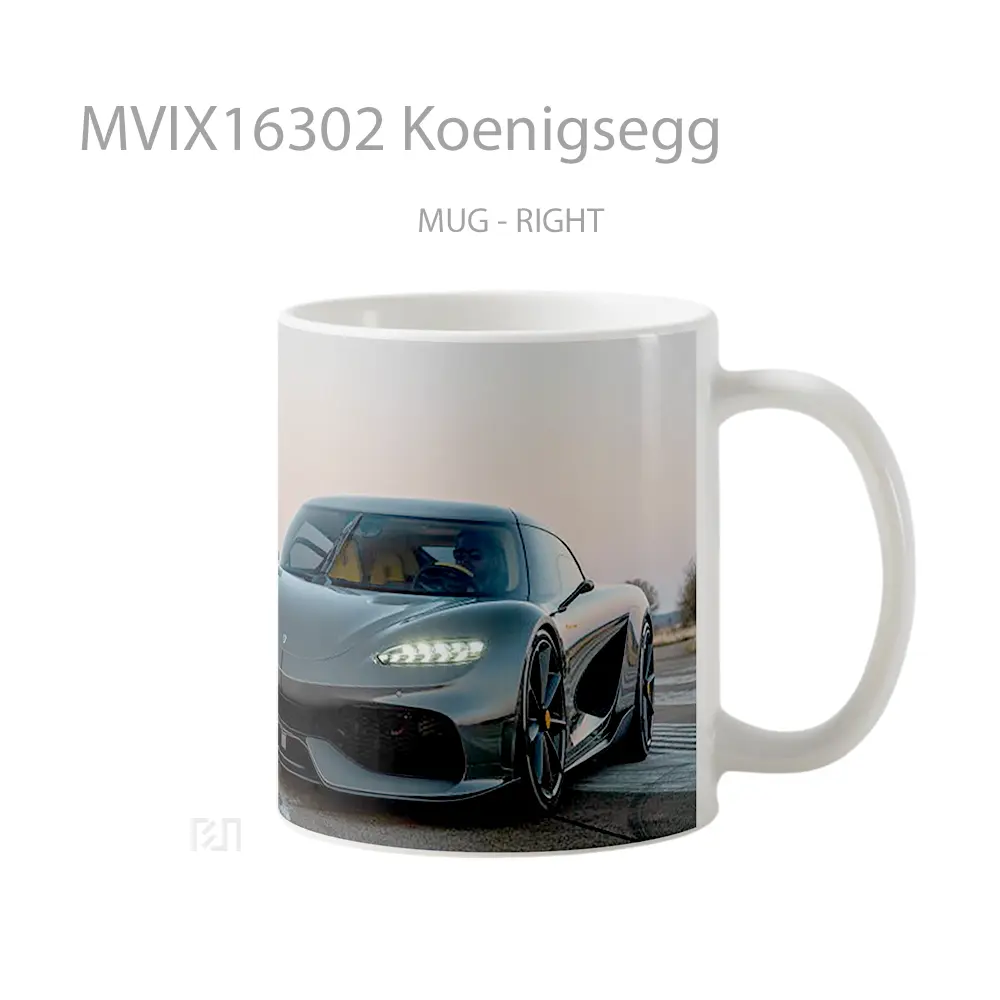Mug Koenigsegg Full Wrap Lanscape - All-side / Desain